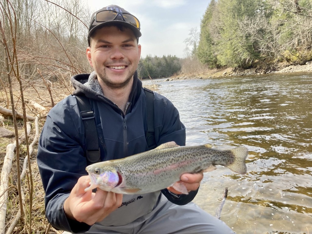 Pêche de la truite en rivière à l’ouverture! 